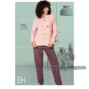 Pijama coralina mujer ALBA Ref. 41781 BH Textil