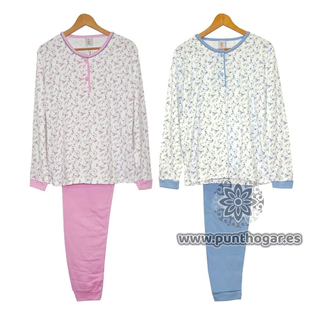 Pijama de mujer clásico FLOR 3531 de invierno