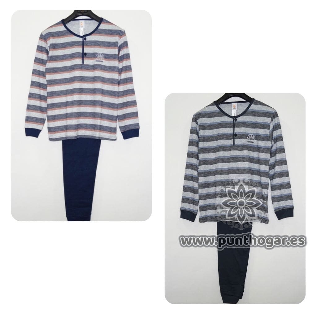 Pijama hombre invierno 3508 de listas