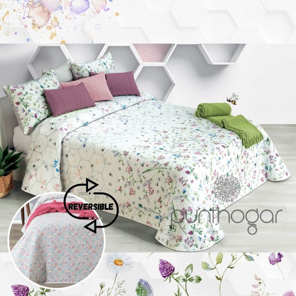 Colcha de verano BEE HAPPY 224 de Manterol