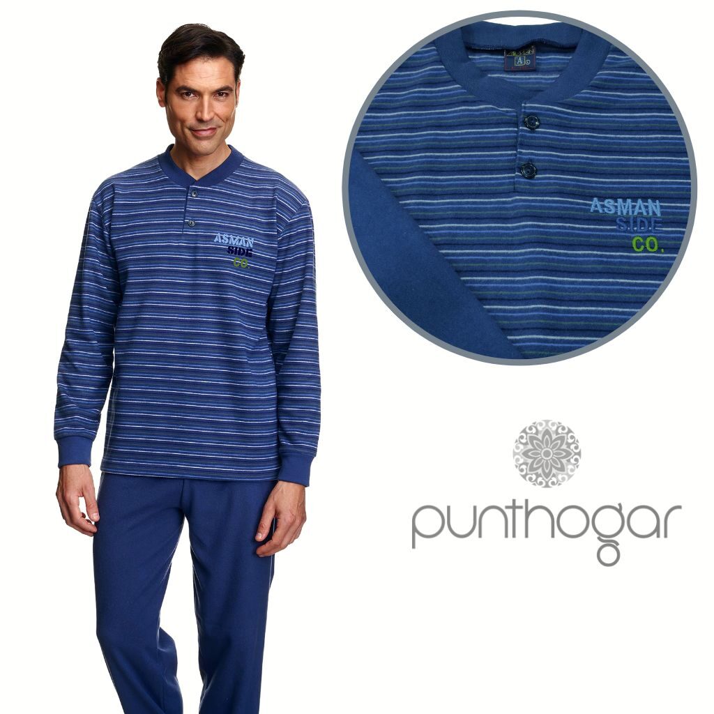 Pijama hombre invierno 7581 marca Asman