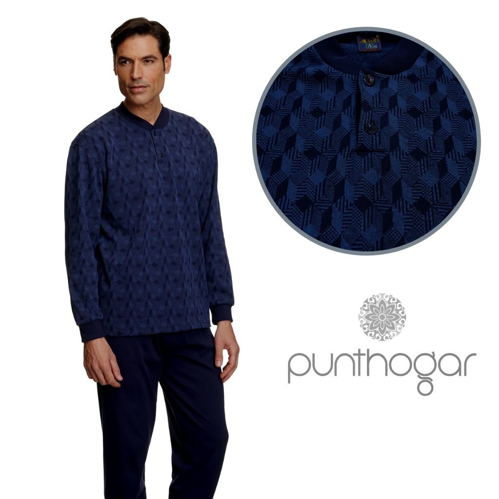 Pijama hombre invierno 7585 marca Asman