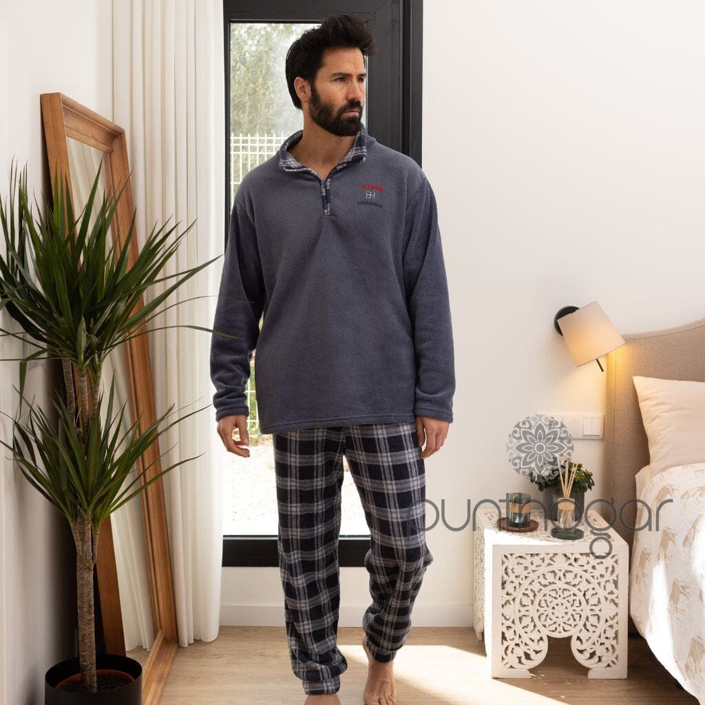 Pijama hombre invierno de coralina AMADEO