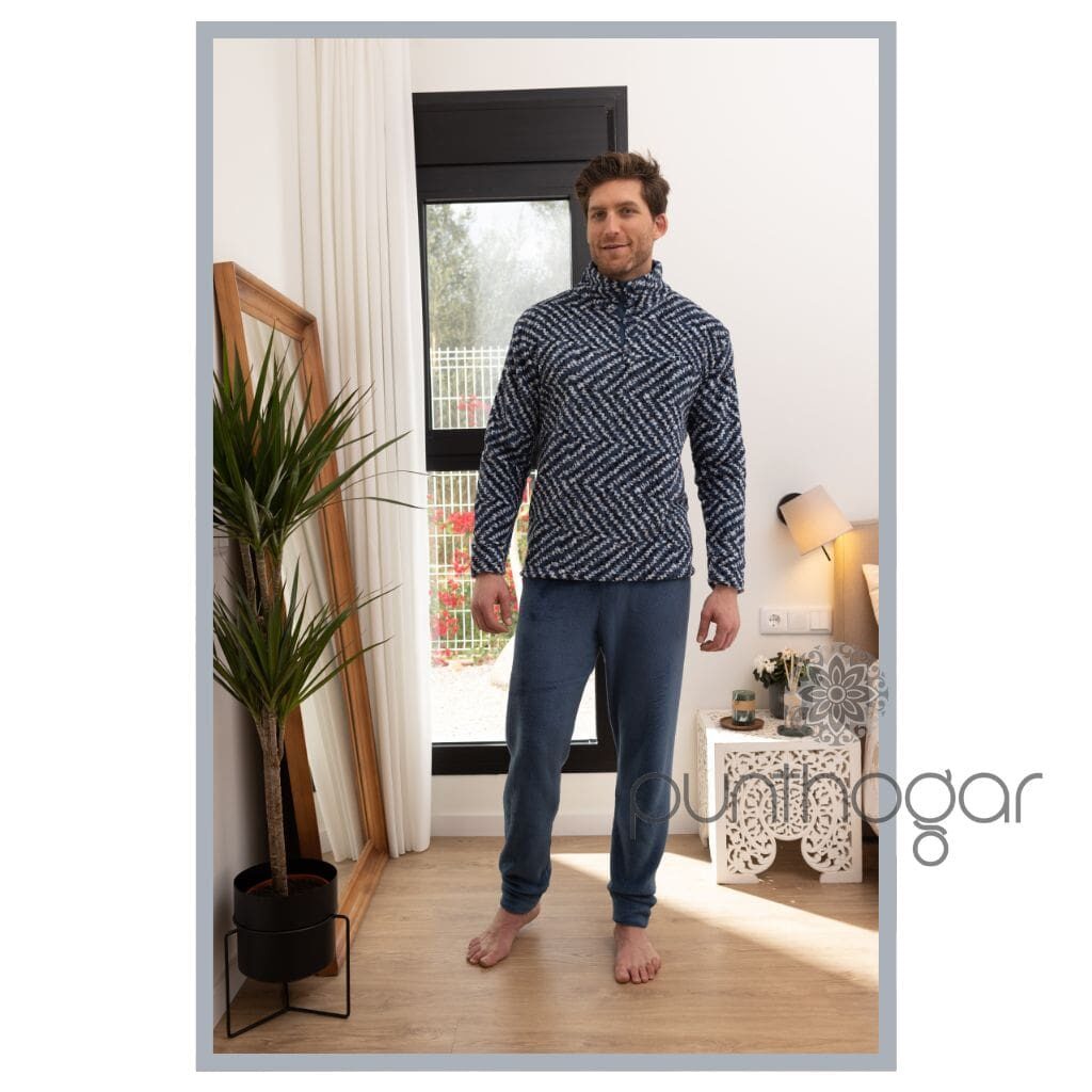 Pijama hombre invierno de coralina BORIS