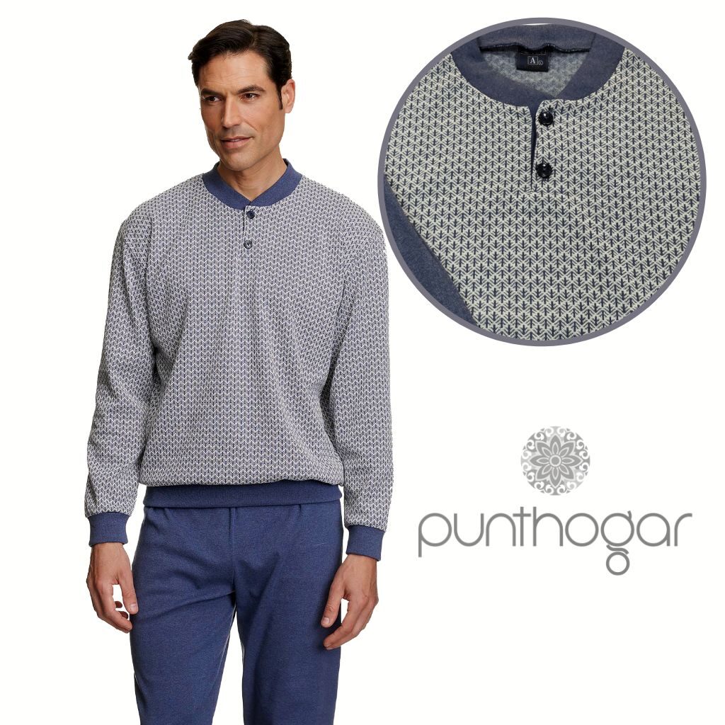 Pijama hombre invierno 7576 marca Asman