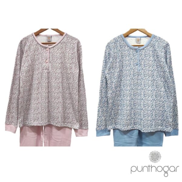 Pijama invierno mujer FLORECITAS 531