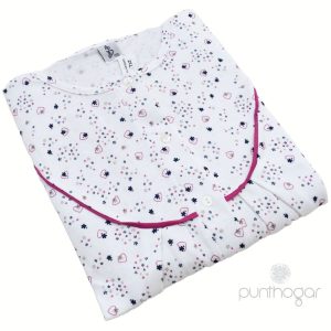 Camisón mujer clásico 1124 - Corazón malva