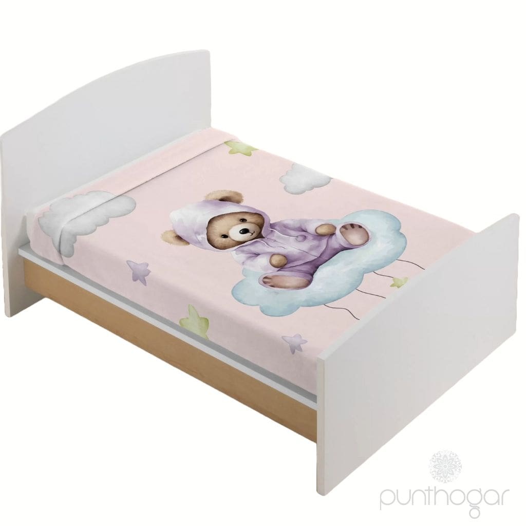 Manta bebe de cuna OSITO DORMILON