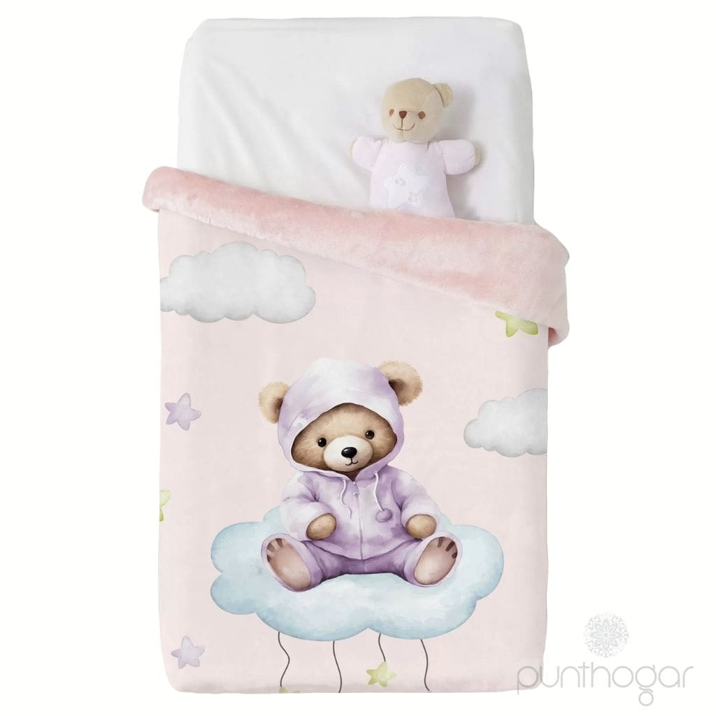 Manta bebe de cuna OSITO DORMILON