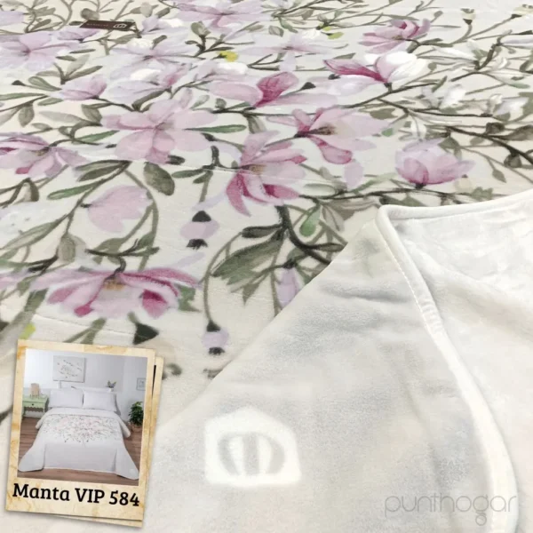 Manta cama Manterol VIP 588, elegancia en tu cama