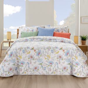 Colcha Bouti Reversible NECTAR 420 FLORAL de Manterol