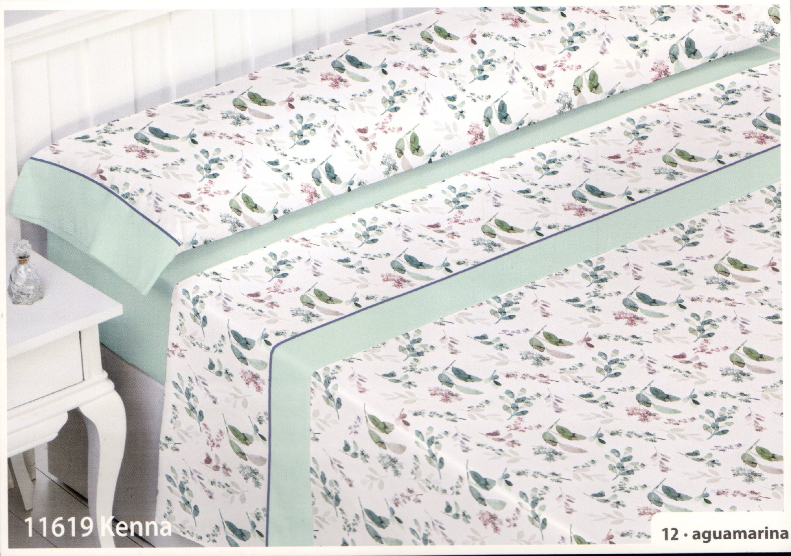 Juego de sábanas KENNA de ABECÉ – algodón 100% para tu cama