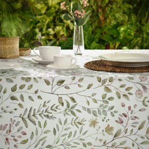 Mantel antimanchas resinado por metros JAZMIN 8063 marca Atenas