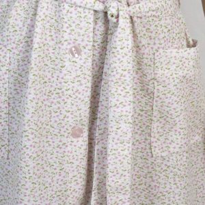 Bata mujer clásica manga/larga piqué LIN 3175L