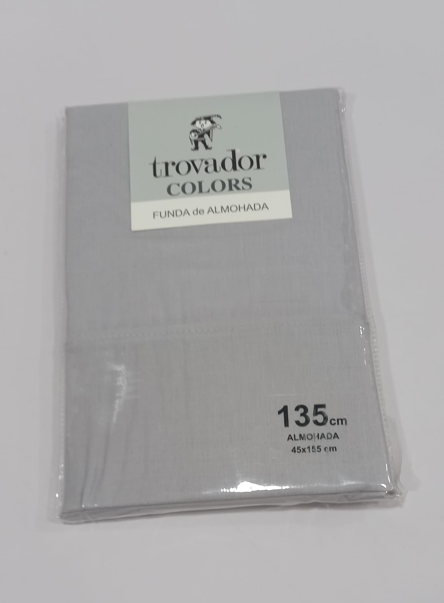 Funda de almohada lisa 1500 tejido 50/50 marca Trovador - Imagen 2