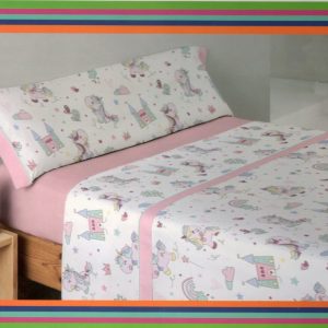 Juego de sábanas Algodón UNICORNIO marca Bed&Dreams