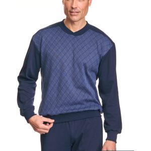Pijama hombre invierno con felpa interior 7900 marca ASMAN